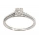 Anillo 32 diamantes oro blanco 18k