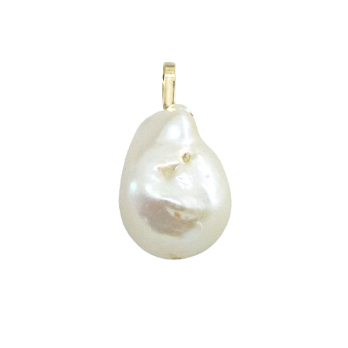 Colgante perla barroca en oro 18k
