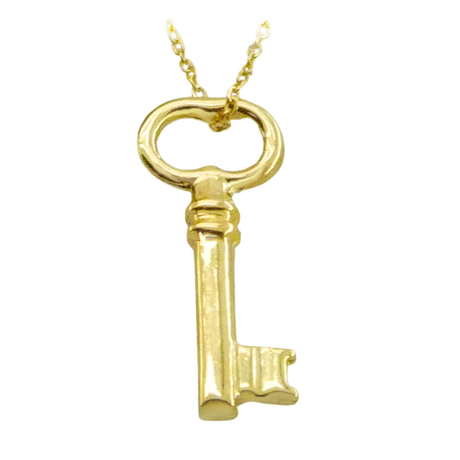 Gargantilla en forma de llave oro 18k