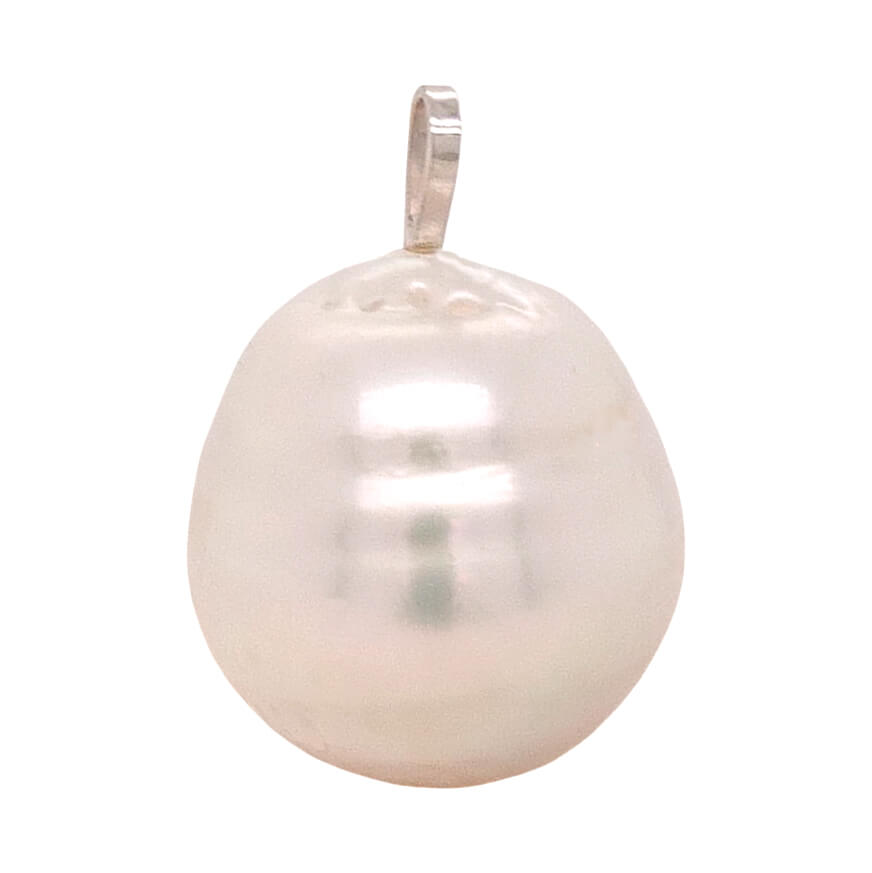 Colgante perla australiana barroca en oro 18k