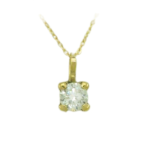 Gargantilla garras brillo con circonita 4x4mm. oro 18k