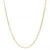 Cadena fina de eslabones oro amarillo 18k
