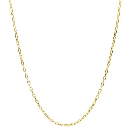 Cadena fina de eslabones oro amarillo 18k