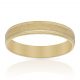 Alianza tallada brillo y mate 4mm. oro 18k