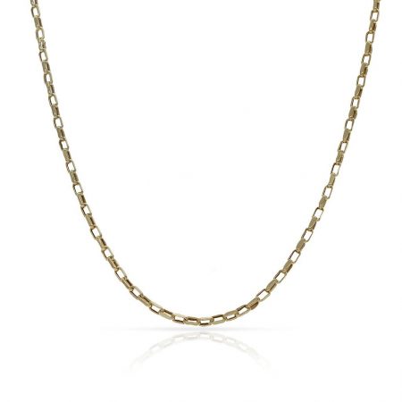 Cadena modelo rolot ancho de 1,5mm. y largo 45cm. oro 18k