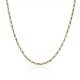 Cadena modelo rolot ancho de 1,5mm. y largo 45cm. oro 18k