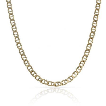 Cadena modelo ancla ancho de 3mm. y largo 45cm. oro 18k