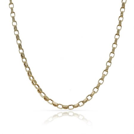 Cadena modelo rolot ancho de 2,5mm. y largo 60cm. oro 18k