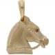 Colgante cabeza de caballo medidas 25mm.x23mm. oro 18k