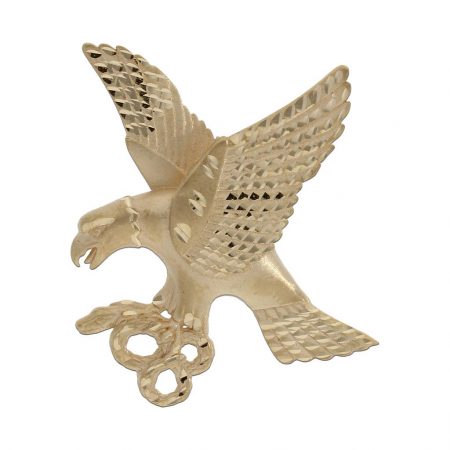 Colgante águila con serpiente 23mm.x31mm. oro 18k