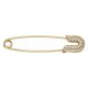 Alfiler bebe circonitas 7mm.x31mm. oro 18k