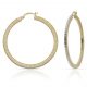 Aros planos greco 35mm.x2mm. bicolor oro 18k