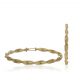 Aros rizados 55mm.x4mm. oro 18k