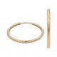 Aros tubo tallados 20mm. oro 18k