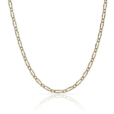 Cadena modelo 1x1 ancho de 2mm. y largo 50cm. oro 18k