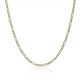 Cadena modelo 3x1 ancho de 2mm. y largo 45cm. oro 18k
