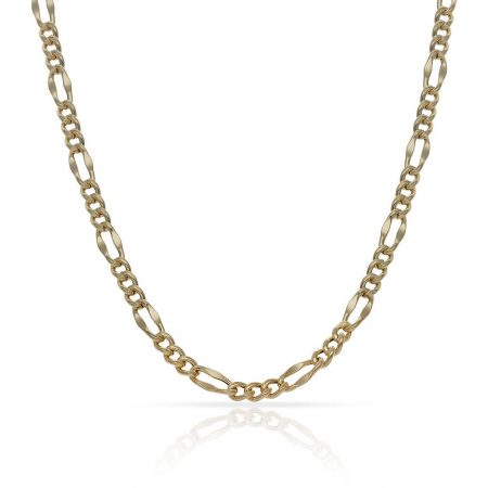 Cadena modelo 3x1 ancho de 3mm. y largo 45cm. oro 18k