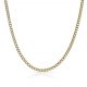 Cadena modelo barbada ancho de 2mm. y largo 50cm. oro 18k