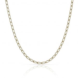 Cadena modelo bilbao ancho de 1,8mm. y largo 45cm. oro 18k