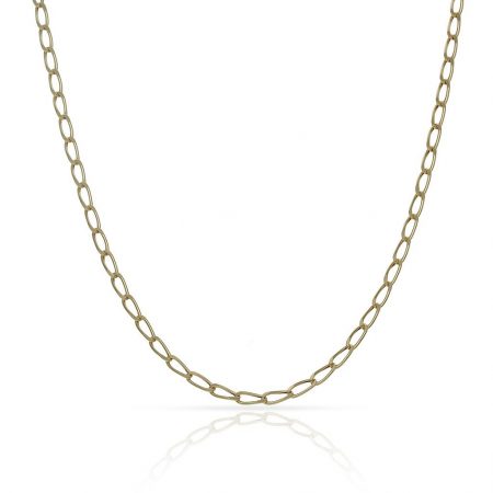 Cadena modelo bilbao ancho de 1,8mm. y largo 50cm. oro 18k
