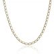 Cadena modelo Bilbao ancho de 2,5mm. y largo 60cm. oro 18k