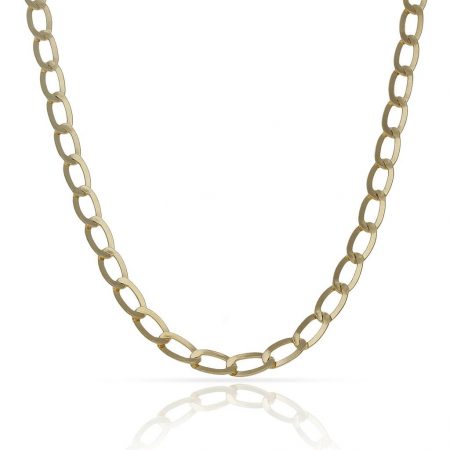 Cadena modelo bilbao ancho de 3,5mm. y largo 50cm. oro 18k