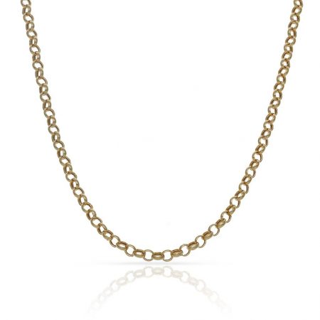 Cadena modelo rolot ancho de 2,5mm. y largo 40cm. oro 18k