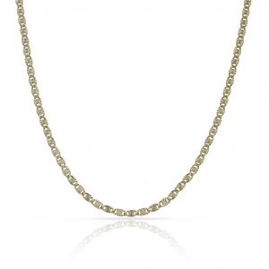 Cadena ancla tallada ancho de 2mm. y largo 50cm. oro 18k