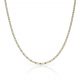 Cadena ancla tallado ancho de 1,5mm. y largo 40cm. oro 18k