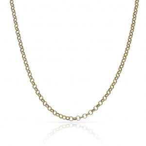 Cadena modelo rolot ancho de 2mm. y largo 50cm. oro 18k