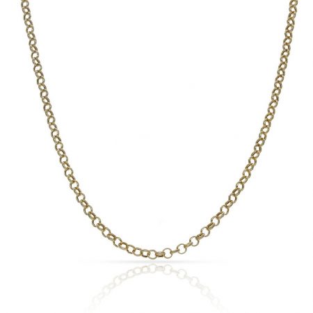 Cadena modelo rolot ancho de 2mm. y largo 50cm. oro 18k