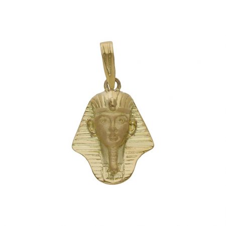 Colgante cabeza Tutankamón 15mm.x20mm. oro 18k