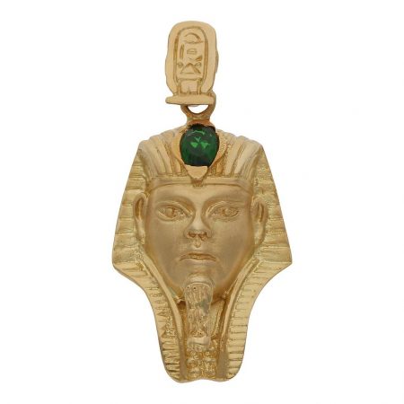 Colgante cabeza Tutankamón 21mm.x36mm. oro 18k