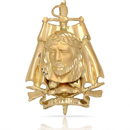Colgante Cristo de los toreros oro 18k