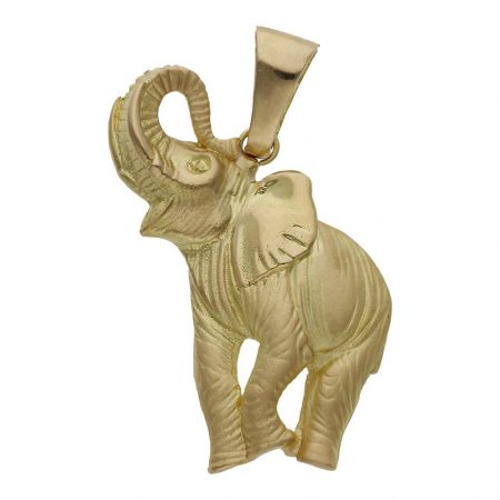 Colgante elefante 27mm.x37mm. oro 18k