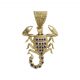 Colgante escorpión 32mm.x38mm. oro 18k