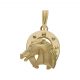 Colgante herradura caballo 18mm.x20mm. oro 18k