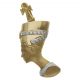 Colgante Nefertiti bicolor 24mm.x41mm. oro 18k