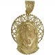 Colgante rostro cristo circonitas 35mm.x49mm oro 18k