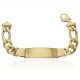 Esclava Cartier 3x1 ancho de 15mm oro 18k