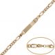 Esclava Cartier 3x1 eslabón 5mm. placa 6mm. oro 18k