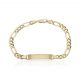 Esclava Cartier 3x1 eslabón 6mm. placa 7mm. oro 18k