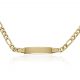 Esclava Cartier hueca 3x1 de 7mm. oro 18k
