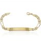 Esclava Cartier 3x1 eslabón 6mm. placa 8mm. oro 18k