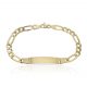 Esclava Cartier 3x1 eslabón 6,5mm. placa 8mm. oro 18k