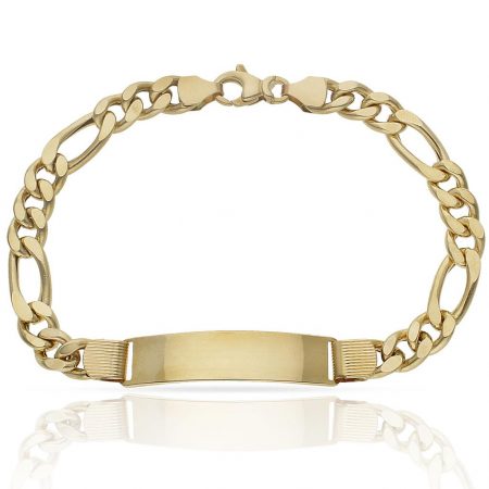 Esclava Cartier eslabón 8mm. placa 9mm oro 18k