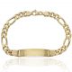 Esclava Cartier eslabón 8mm. placa 9mm oro 18k