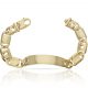 Esclava maciza 13mm.de ancho oro 18k
