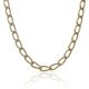 Cadena modelo bilbao ancho de 4,5mm. y largo 50cm. oro 18k
