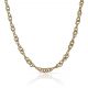 cadena singapur rizada ancho de 3,5mm. y largo 40cm. oro 18k